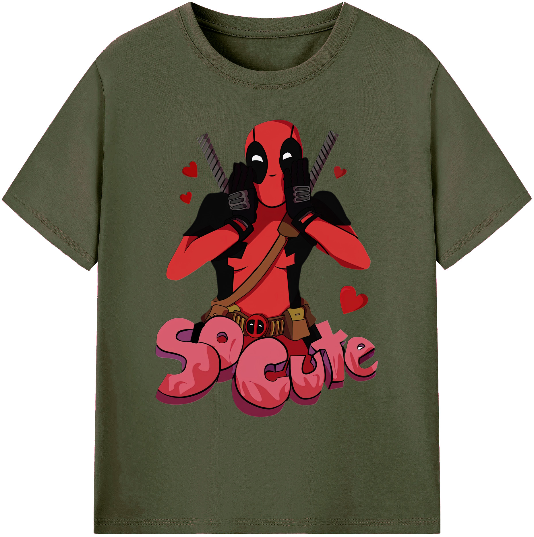 （画像用） Deadpool デッドプール 綿100％ メンズ半袖Tシャツ｜肌触りやわらか＆通気性